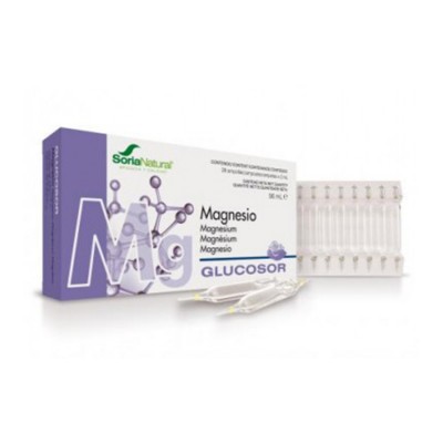 Glucosor Magnésio - 28 Ampolas - Soriana Natural